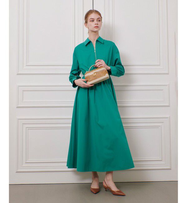 LOULOU WILLOUGHBY「【LOULOU WILLOUGHBY】ボリュームギャザーシャツワンピース」|ワンピース|