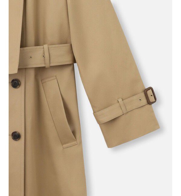 allureville「◇オーバーラップスタンドコート」|トレンチコート|