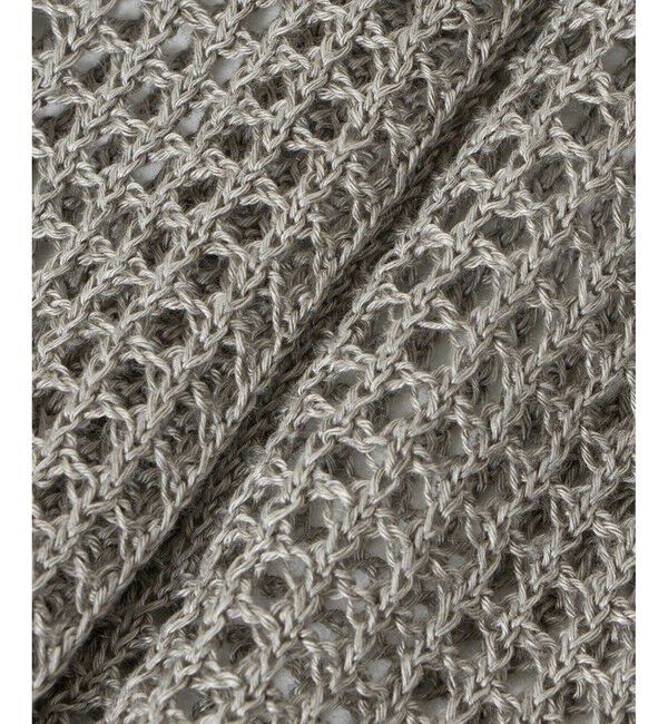 allureville「リネンコードメッシュプルオーバー」|ニット・セーター|