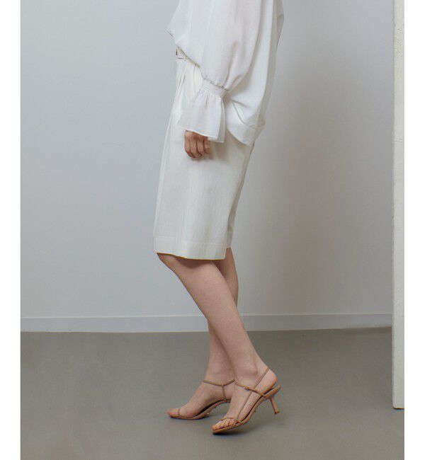 allureville「ナイロンドライツイルハーフパンツ」|キュロット|