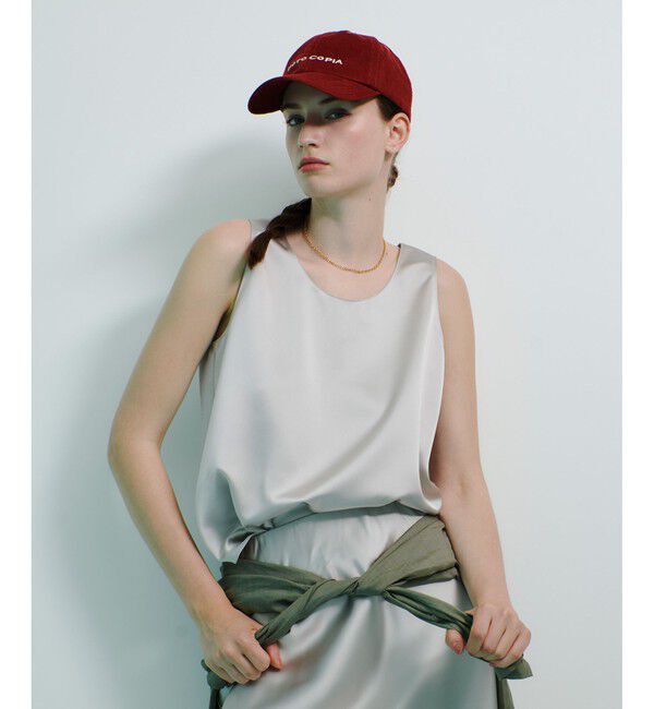 allureville「サテンタンクブラウス」|シャツ・ブラウス|