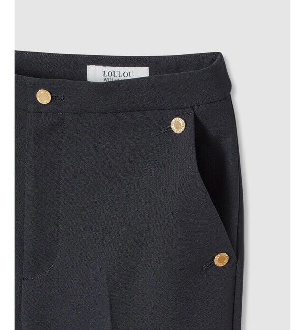 LOULOU WILLOUGHBY「【LOULOU WILLOUGHBY】ダブルクロスフレアーパンツ」|その他|