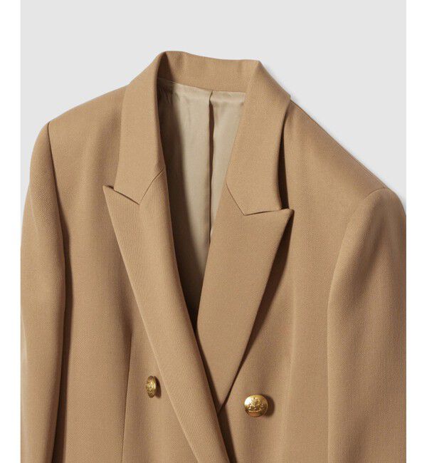 LOULOU WILLOUGHBY「【LOULOU WILLOUGHBY】ウール混チノダブルジャケット」|テーラードジャケット|