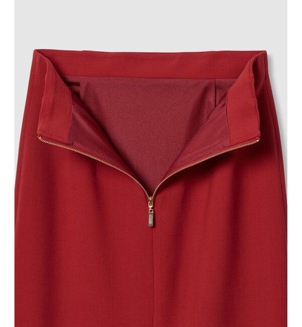 LOULOU WILLOUGHBY「【LOULOU WILLOUGHBY】ウールダブルクロスタイトスカート」|タイト|