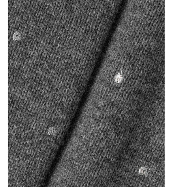 allureville「エンブロイダリードットプルオーバー」|ニット・セーター|