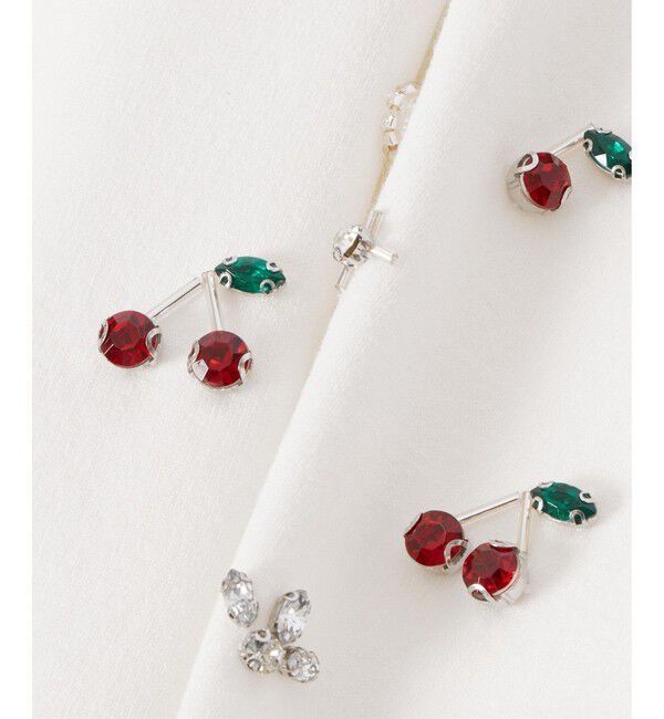 LOULOU WILLOUGHBY「【LOULOU WILLOUGHBY】CHERRYビジュータンク」|ニット・セーター|