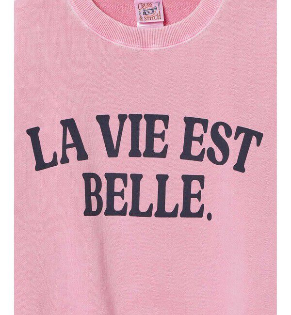 allureville「ピグメントダイロゴスウェット」|スウェット・ジャージ|