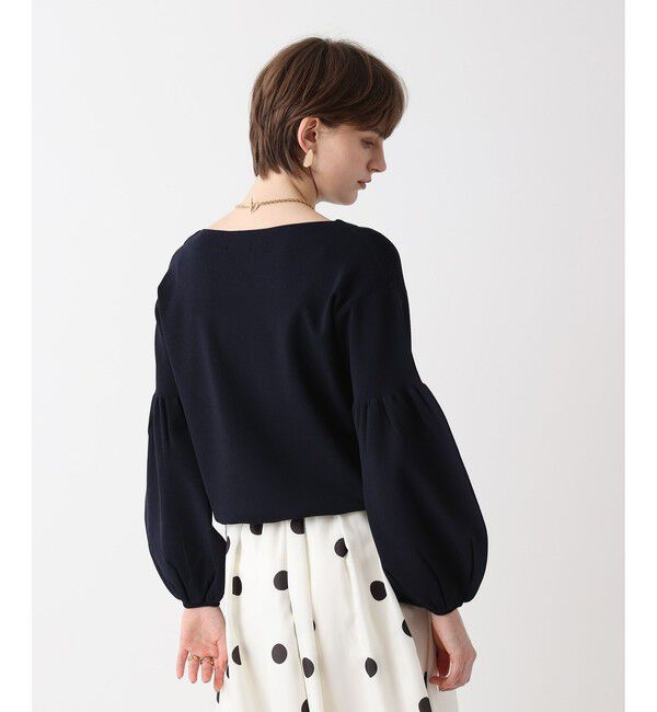 allureville「ビショップスリーブプルオーバー」|ニット・セーター|