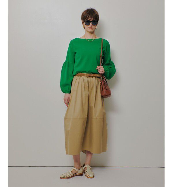 allureville「ビショップスリーブプルオーバー」|ニット・セーター|