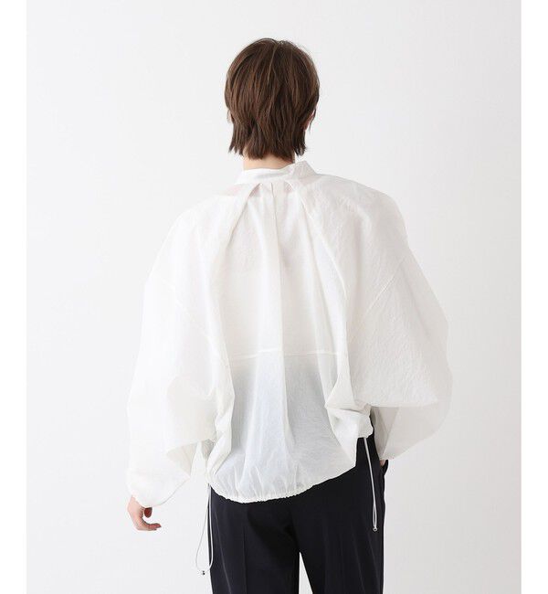 allureville「トランスペアレントコクーンブルゾン」|ブルゾン・スタジャン|