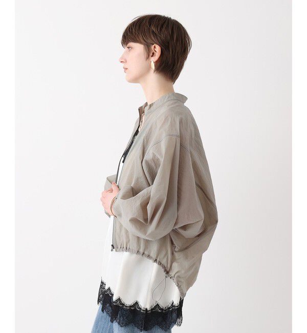 allureville「トランスペアレントコクーンブルゾン」|ブルゾン・スタジャン|