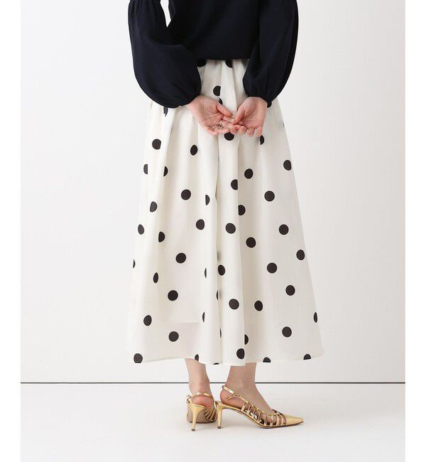 allureville「ポルカドットスカート」|スカート|