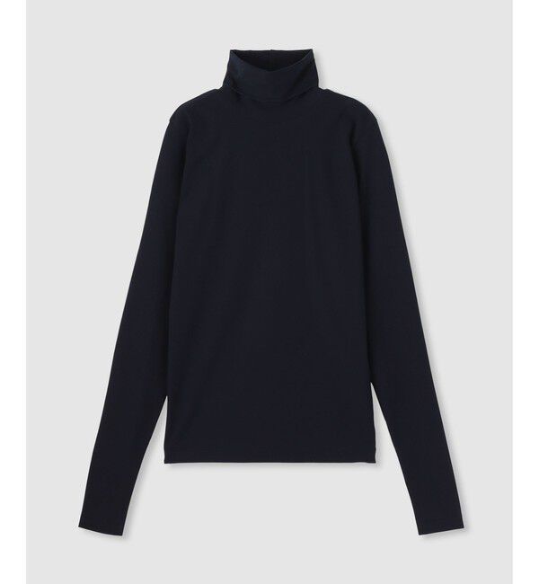 allureville「強撚フライスタートルプルオーバー」|Tシャツ・カットソー|ネイビー