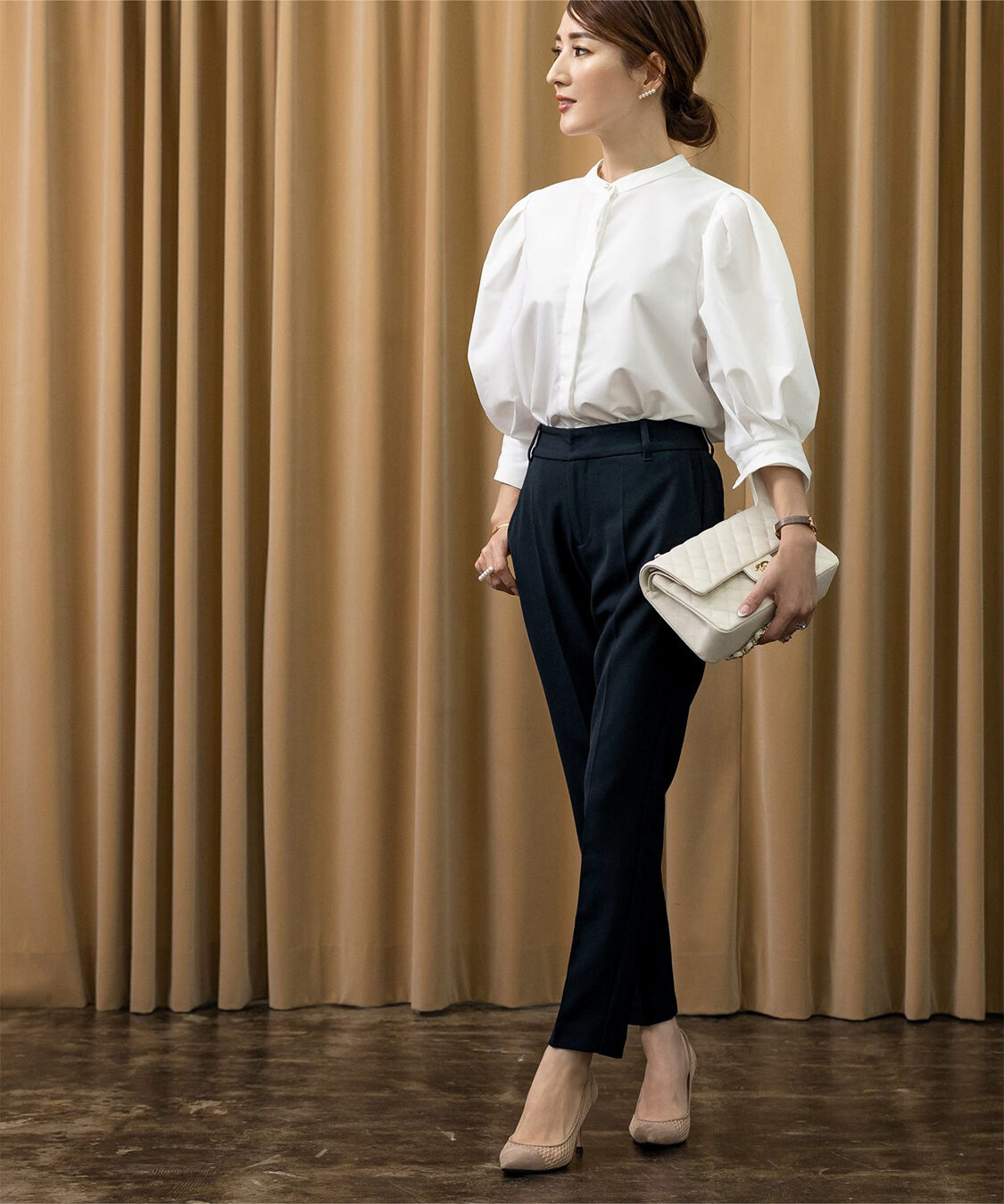 ur's「【星玲奈さんコラボアイテム】カラースティックパンツ」|スラックス|