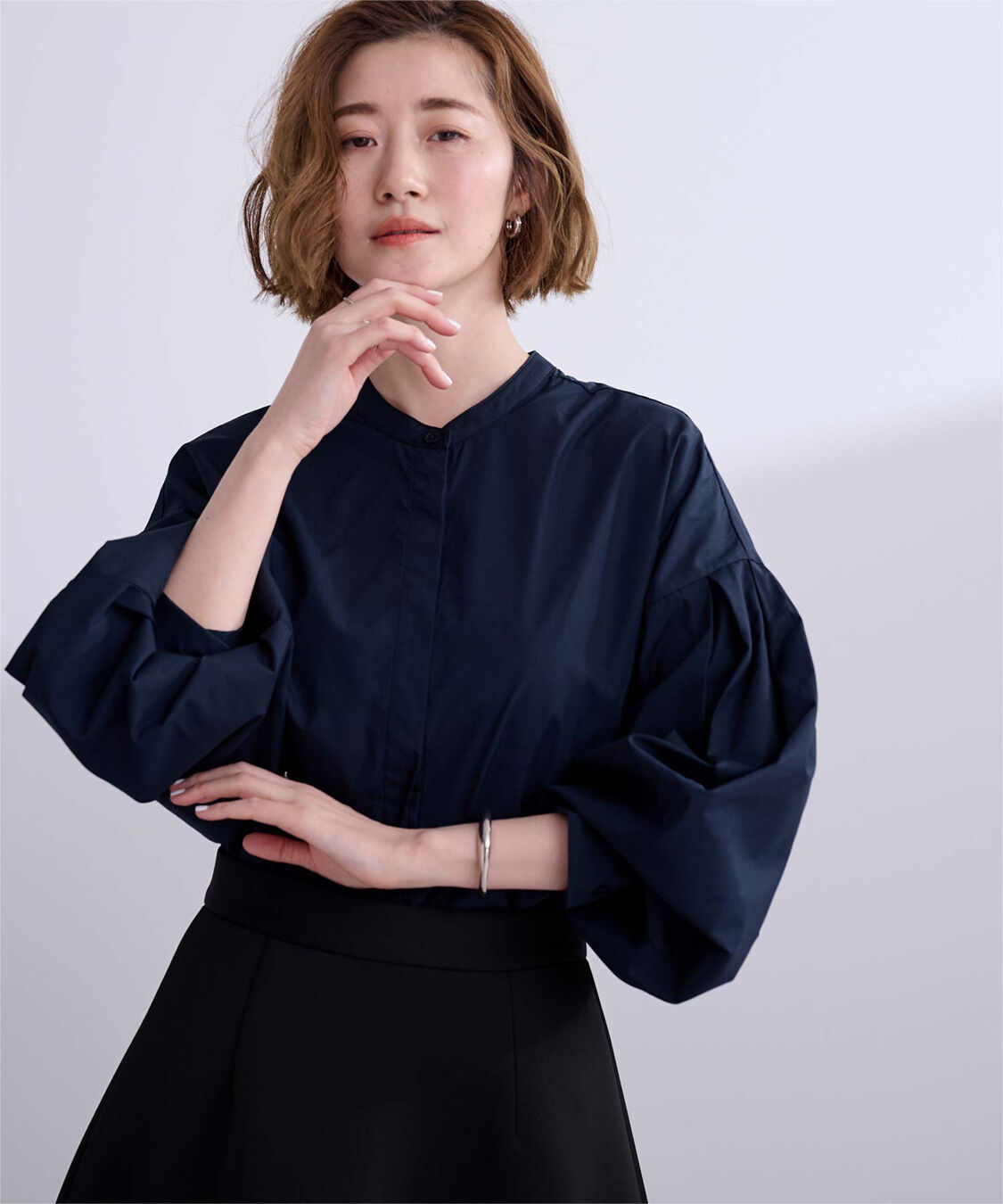 ur's「ボリューム袖ブラウス」|シャツ・ブラウス|