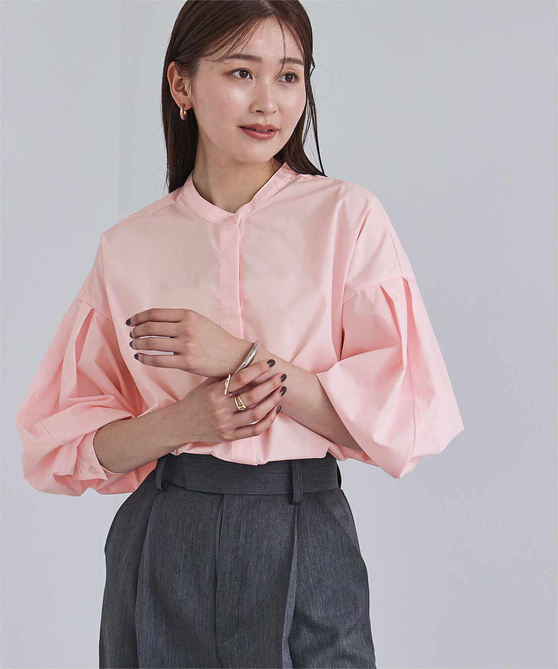 ur's「ボリューム袖ブラウス」|シャツ・ブラウス|