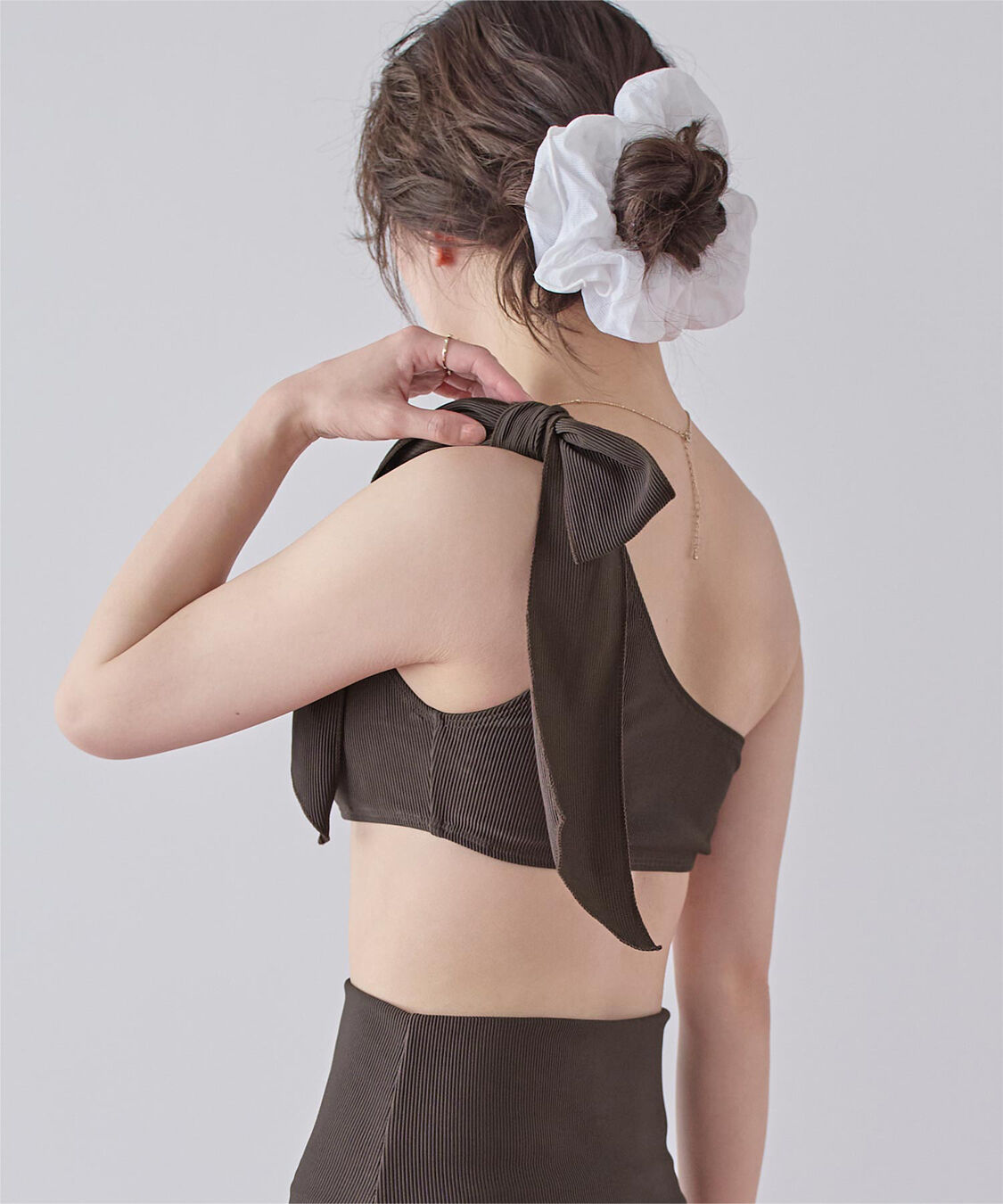 SEA DRESS「ワンショルダーデザインリブビキニ」|ビキニ|