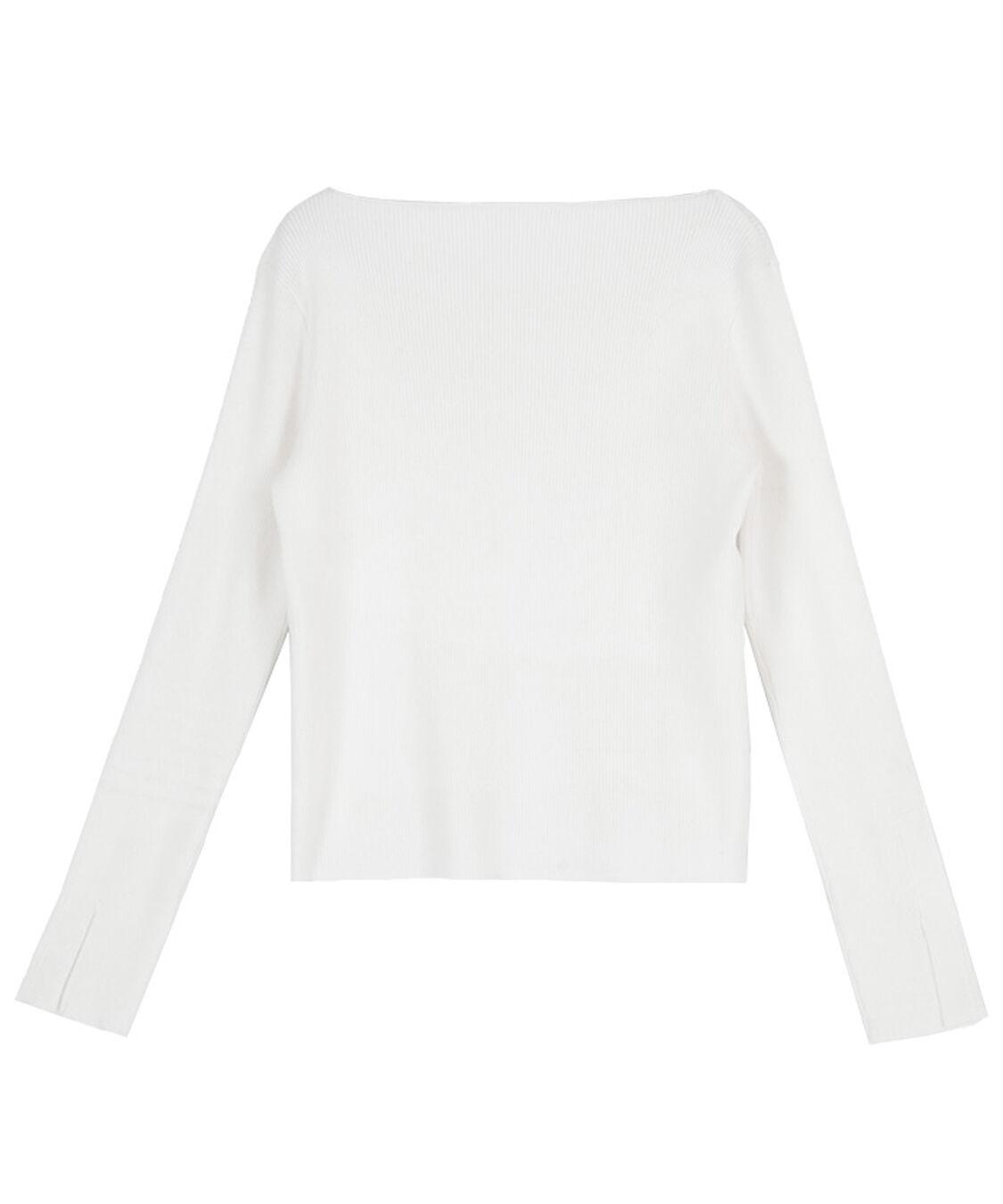 ur's「ボートネックスリットスリーブリブニット」|ニット・セーター|