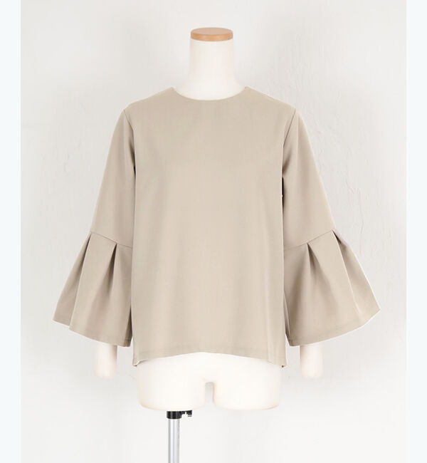 ur's「【星玲奈さんコラボアイテム】タックフレアスリーブトップス」|シャツ・ブラウス|