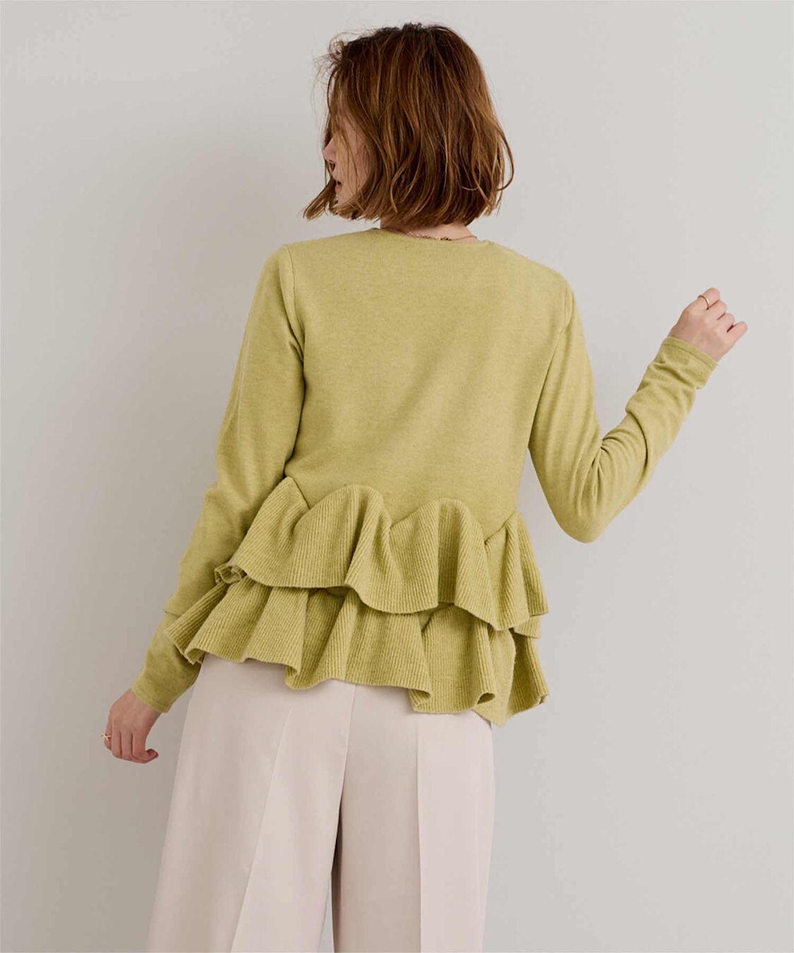 ur's「フリルヘムニット」|ニット・セーター|