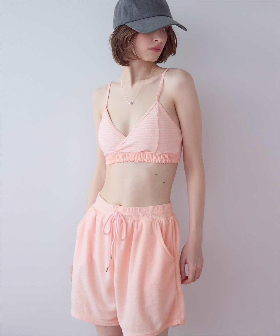 SEA DRESS「パイル地ボーダースポーティービキニ/水着」|ビキニ|