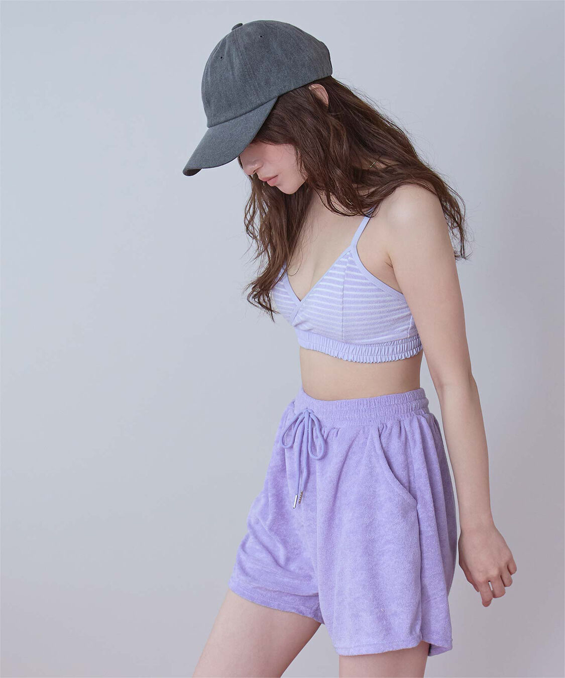 SEA DRESS「パイル地ボーダースポーティービキニ/水着」|ビキニ|