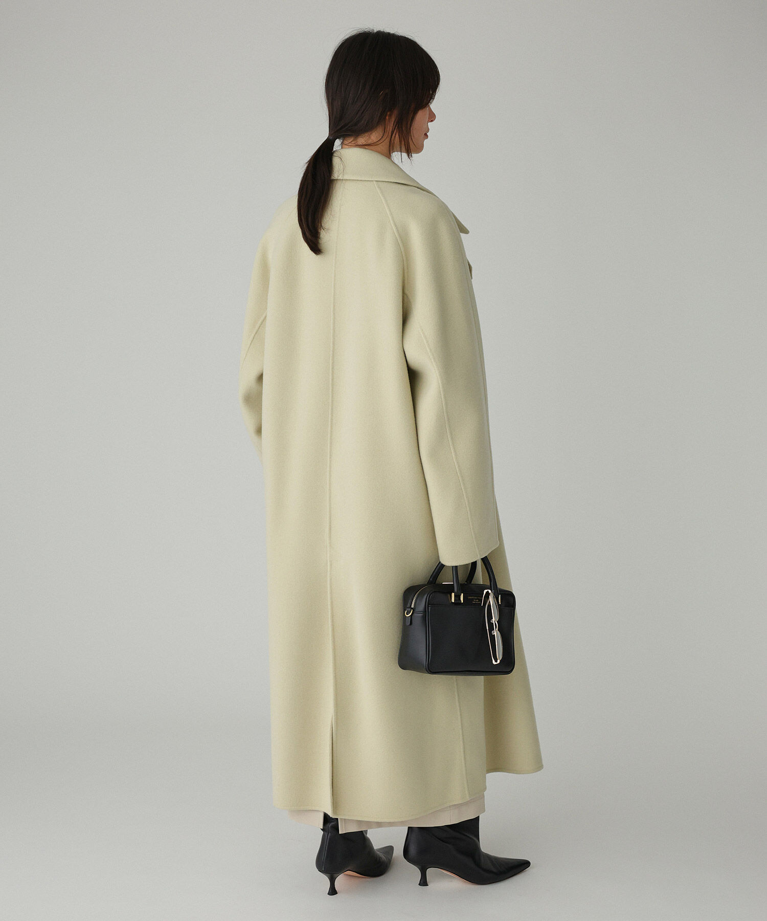  「リバーダブルロングコート」|ステンカラーコート|