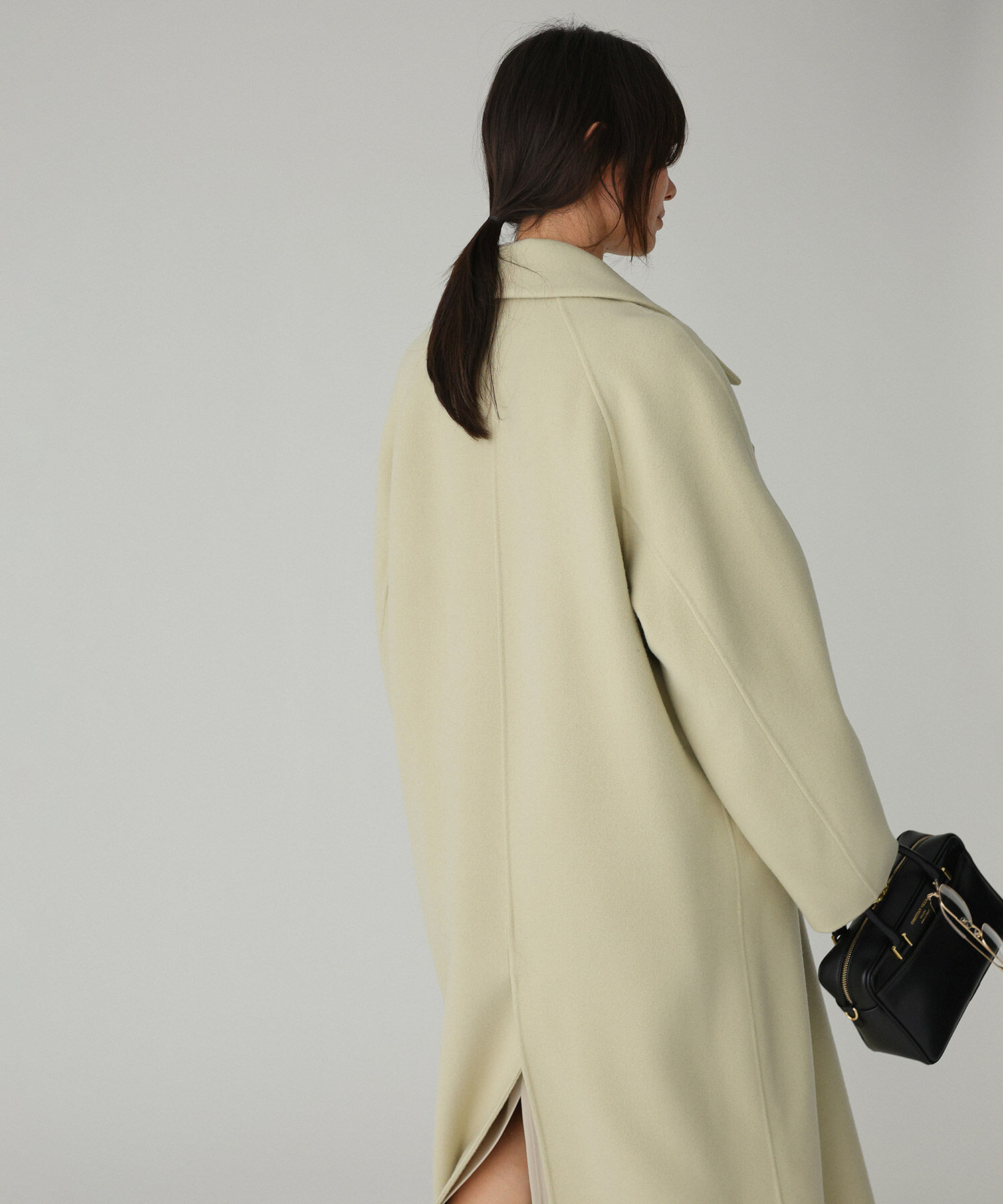  「リバーダブルロングコート」|ステンカラーコート|