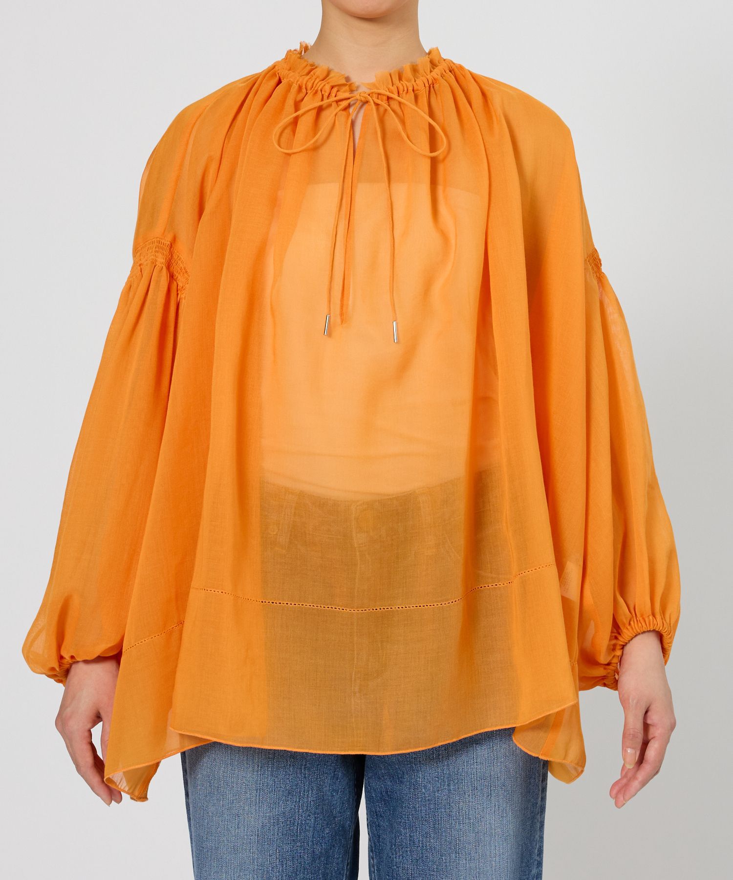 BABYLONE「2WAYオーガンジーブラウス」|シャツ・ブラウス|