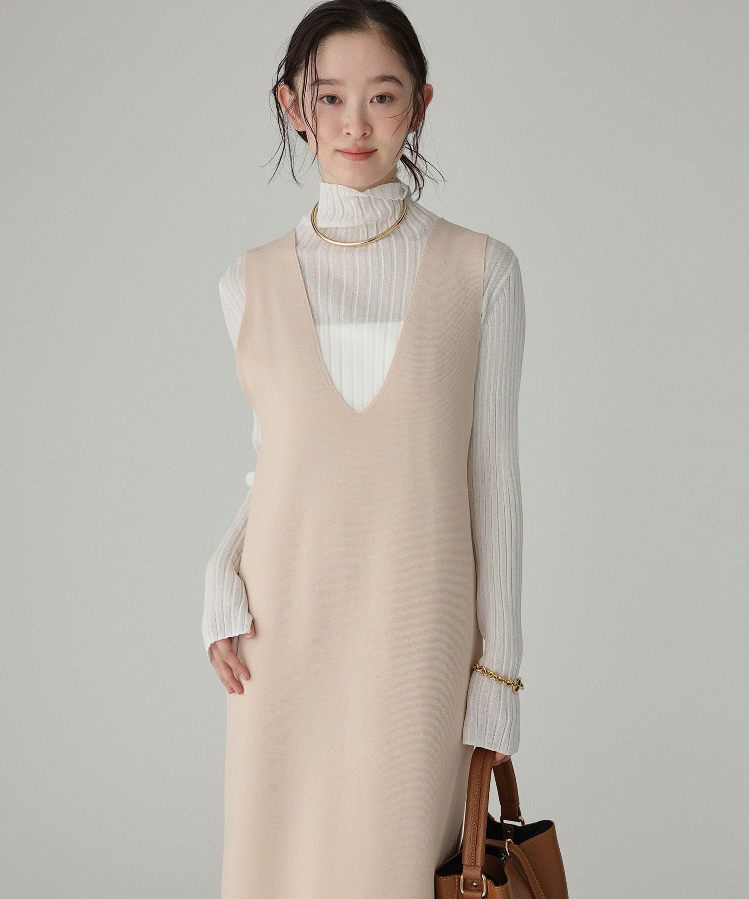 BABYLONE「ミラノリブニットワンピース」|ワンピース|