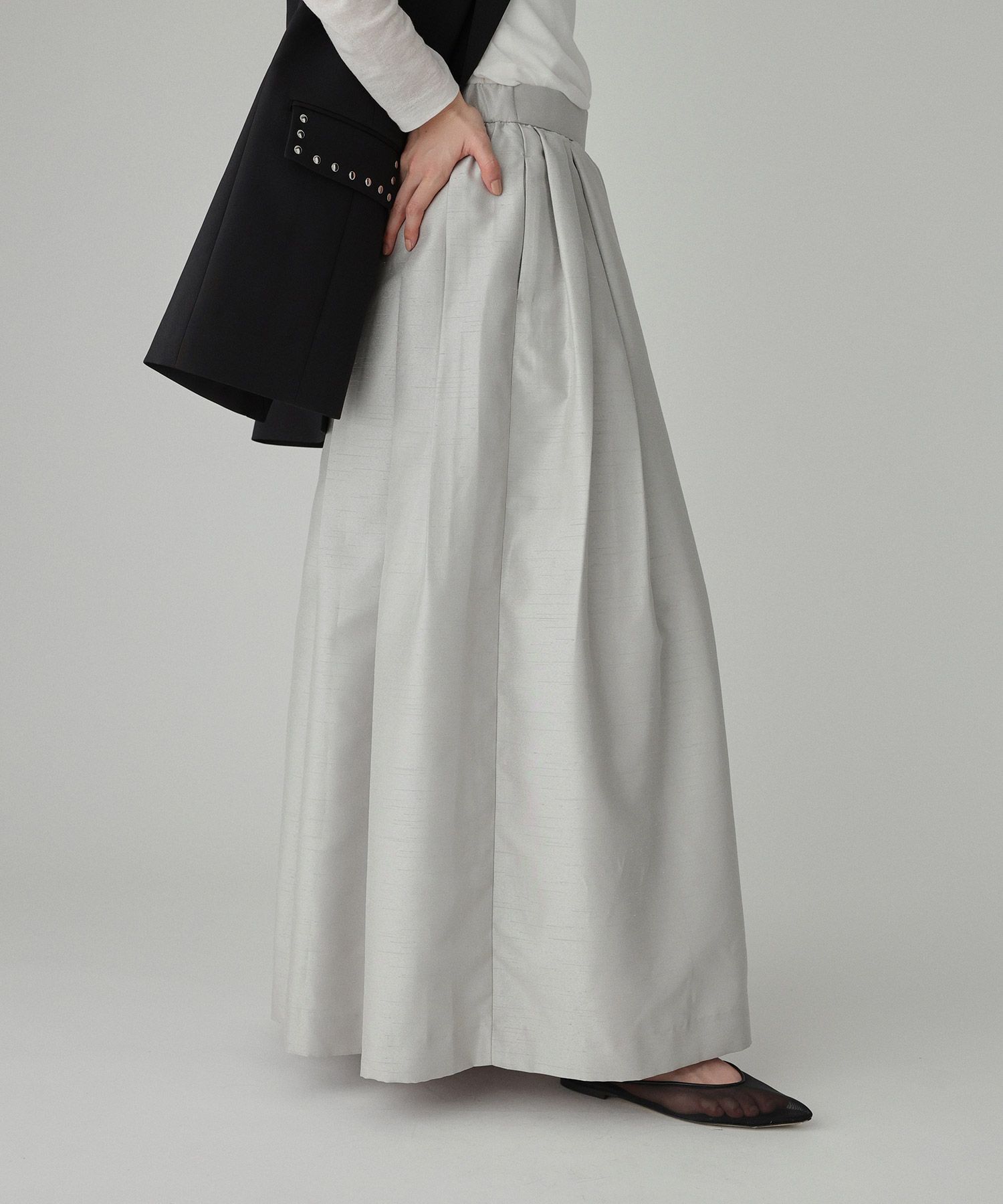 BABYLONE「シャンタンスカート」|スカート|