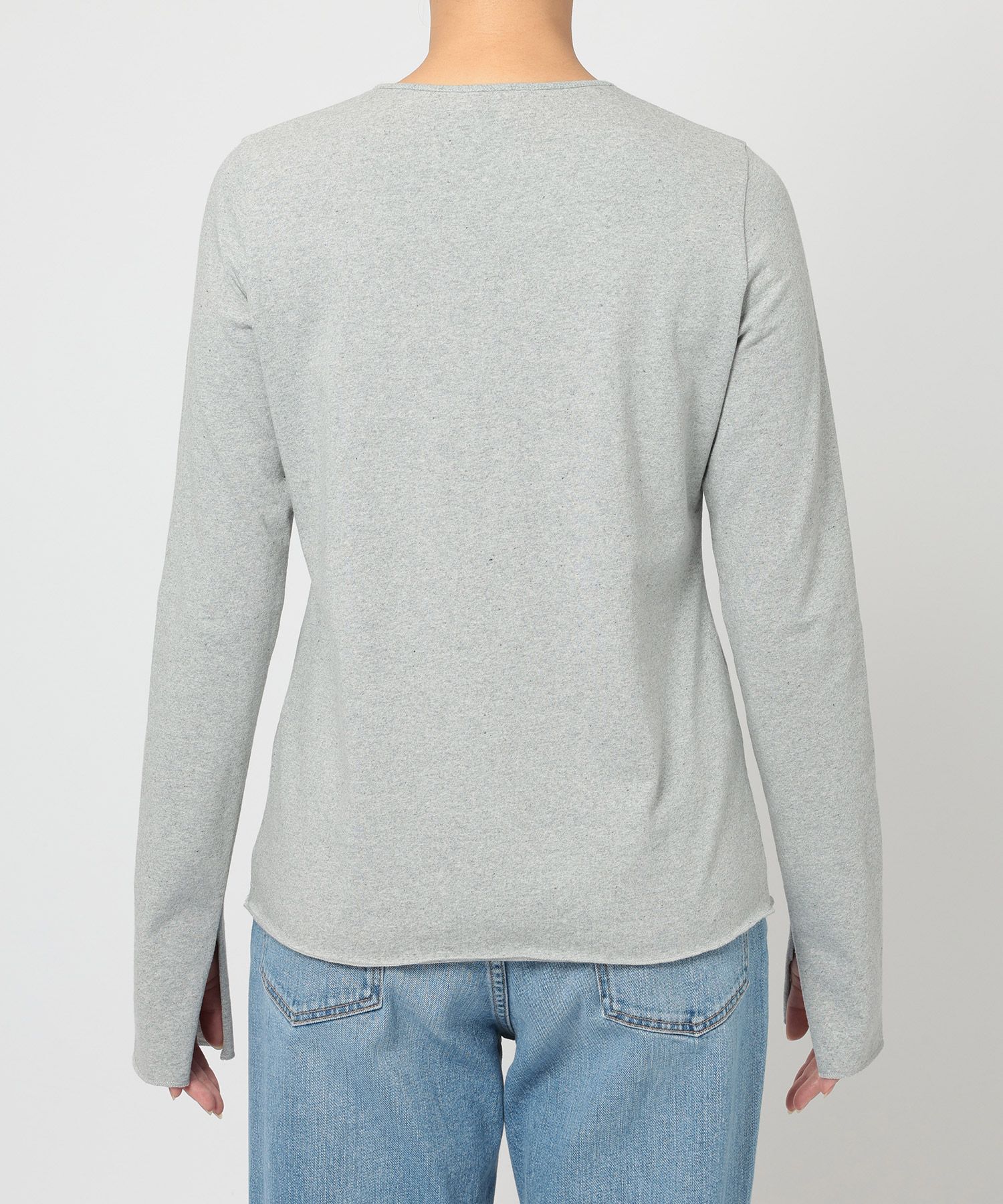 BABYLONE「デニム天竺ヘンリーネックプルオーバー」|Tシャツ・カットソー|