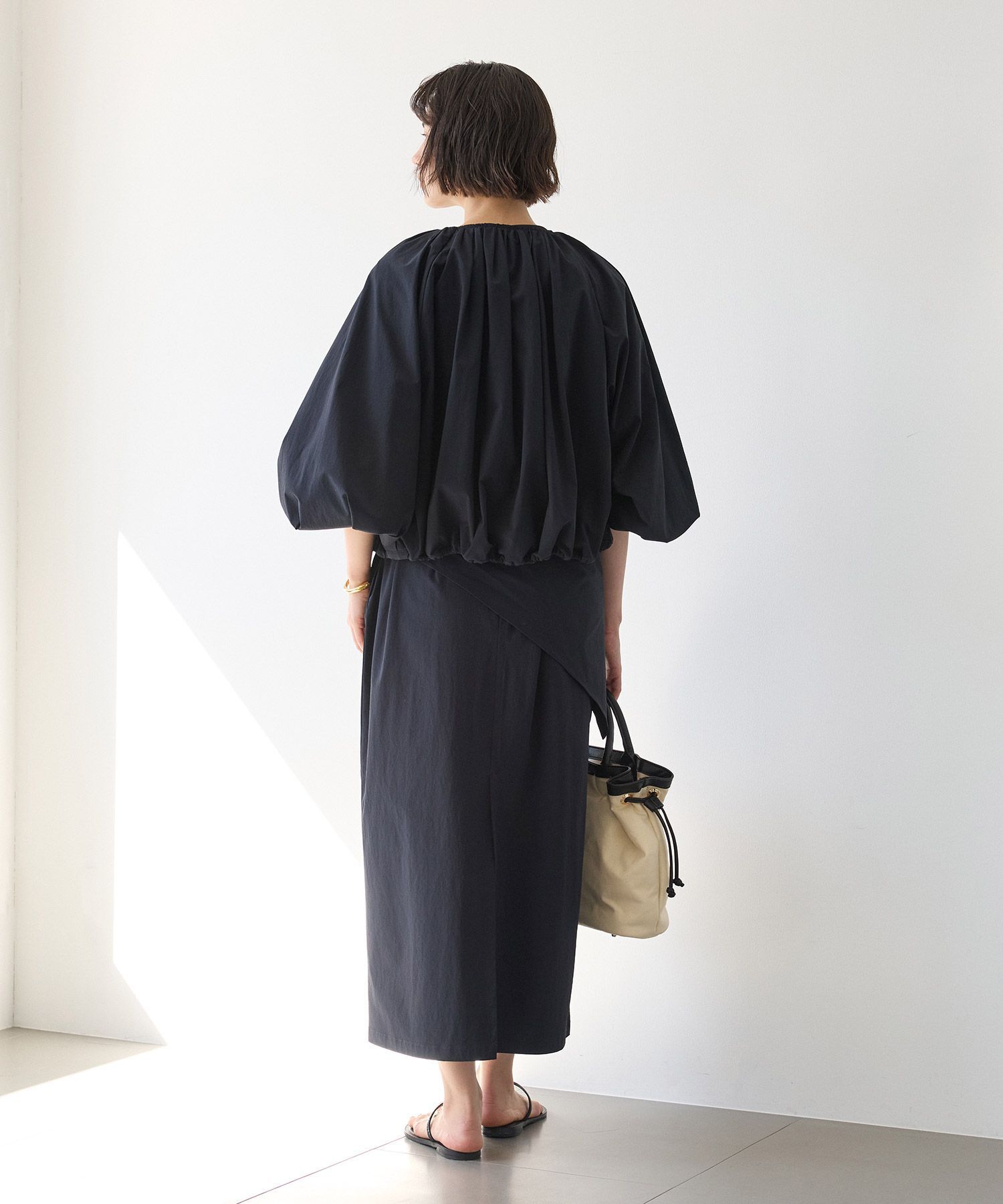 BABYLONE「【多機能素材】撥水スカーフ付きブルゾン」|ブルゾン・スタジャン|