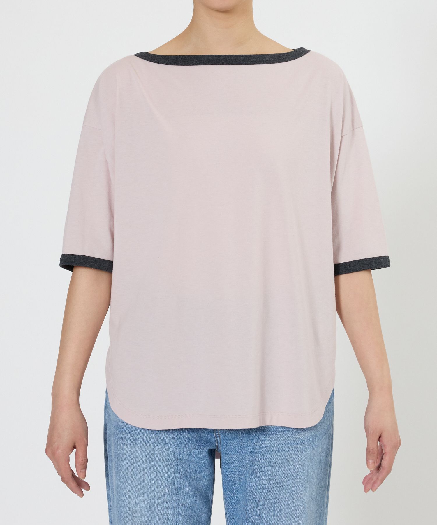 BABYLONE「バイカラーカットソー/マシンウォッシャブル」|Tシャツ・カットソー|