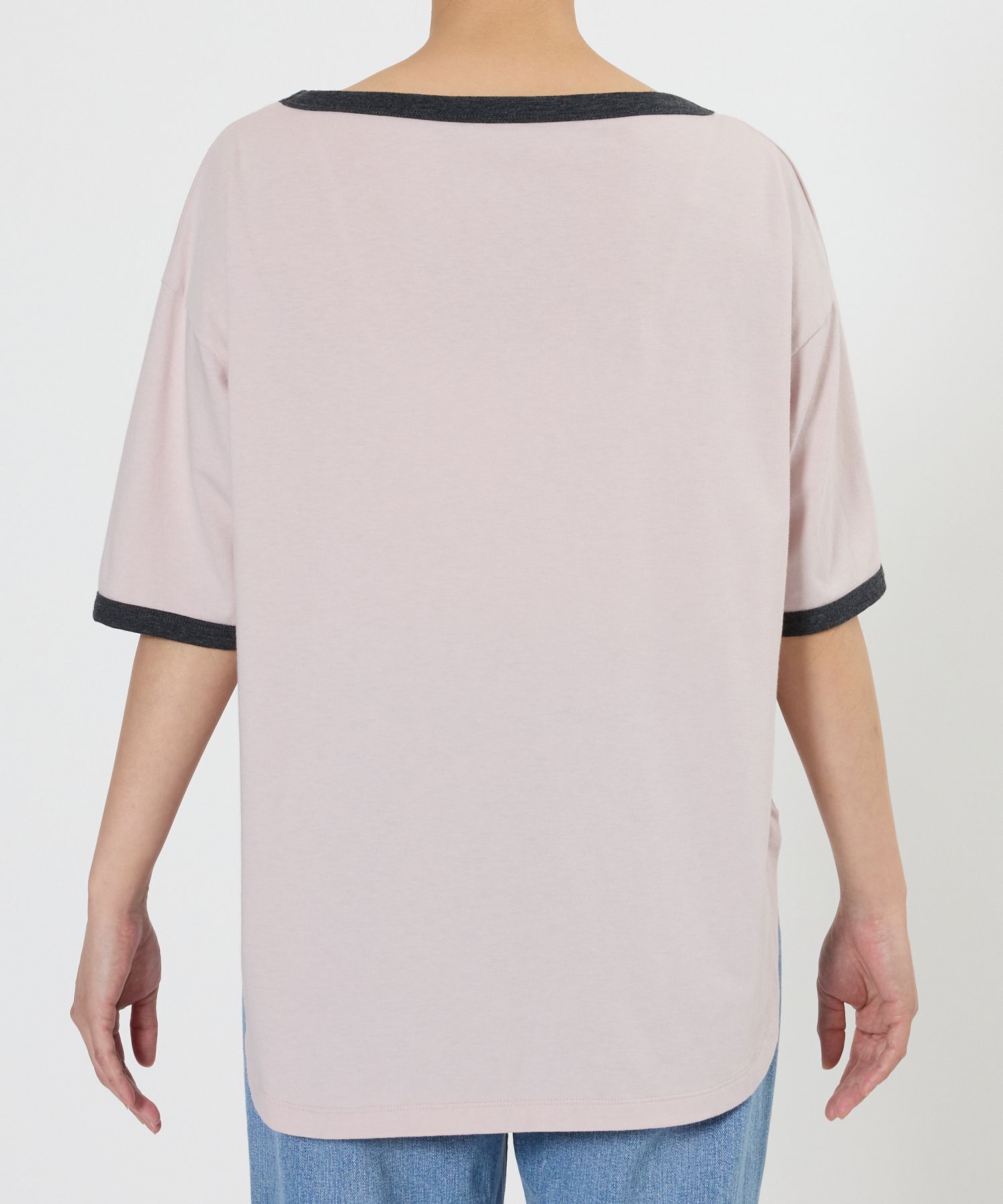 BABYLONE「バイカラーカットソー/マシンウォッシャブル」|Tシャツ・カットソー|