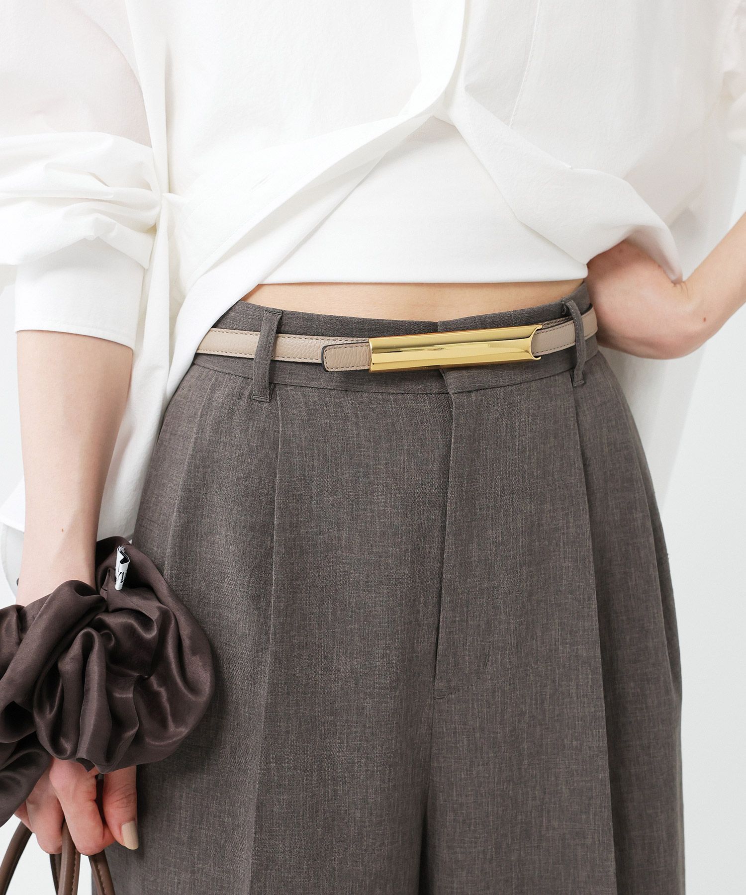  「【ATELIER AMBOISE】リバーシブルベルト」|ベルト|