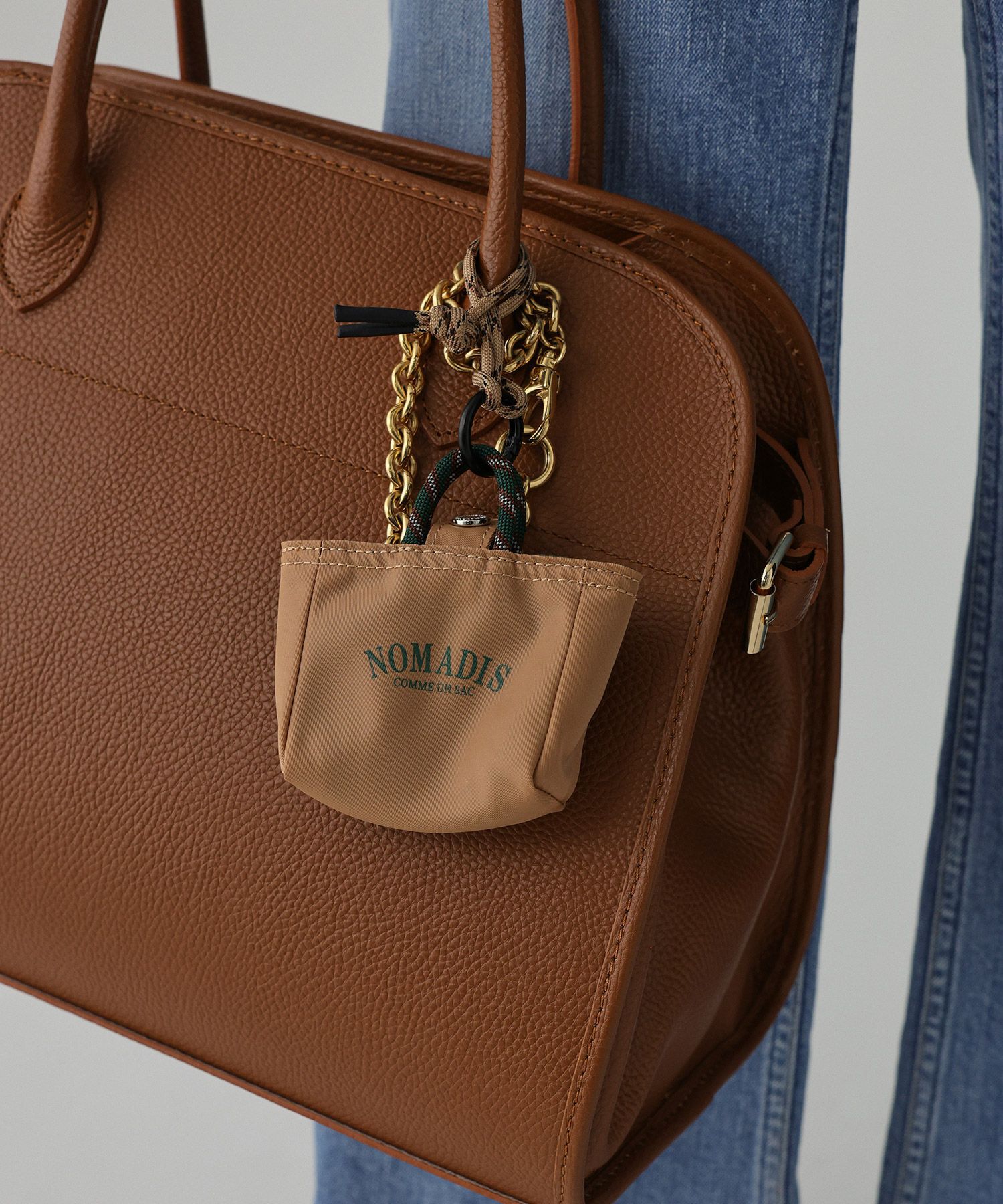  「【NOMADIS】SAC MIGNON」|ストラップ|ベージュ