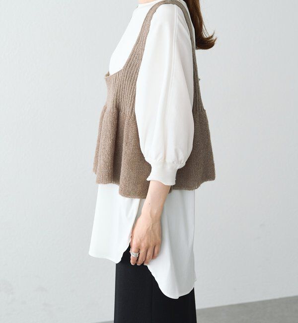  「【25AW新色展開/リバイバル】ニットフレアビスチェ」|ニット・セーター|