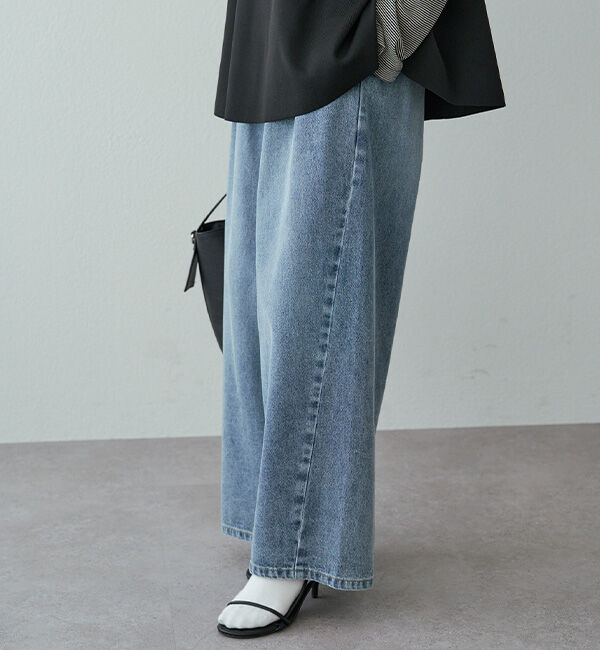  「ヴィンテージライクデニムイージーパンツ」|その他|