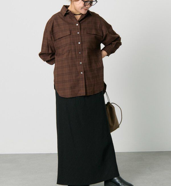  「【インフルエンサーセレクト】ソフトツイルバイヤススカート」|スカート|