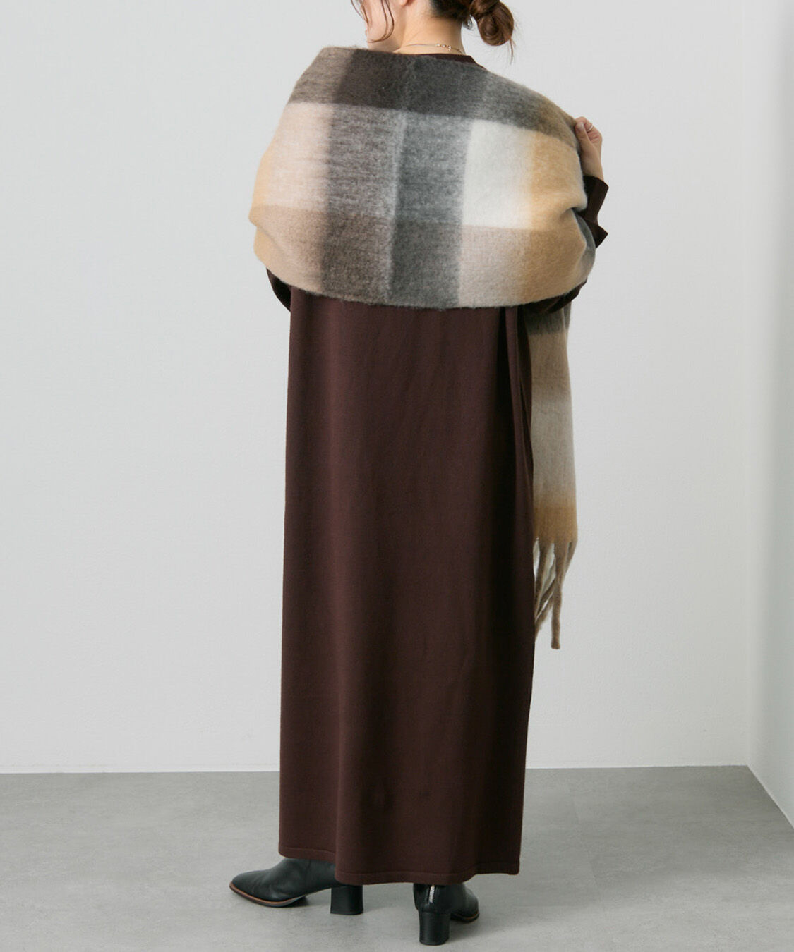  「ニットポロワンピース」|ワンピース|