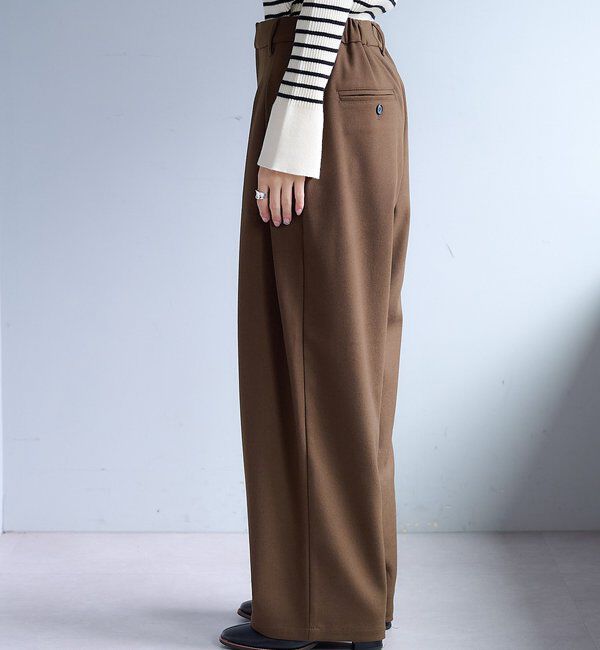  「【2サイズ/インフルエンサー企画】ツータック起毛スラックスパンツ」|その他|