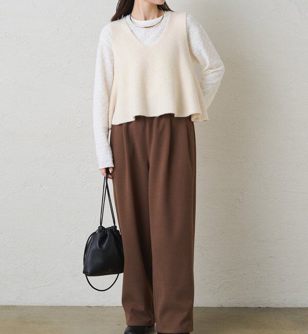 「片畦ニットビスチェ」|ニット・セーター|