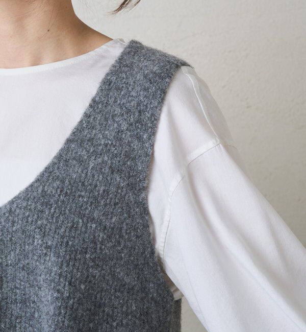  「片畦ニットビスチェ」|ニット・セーター|