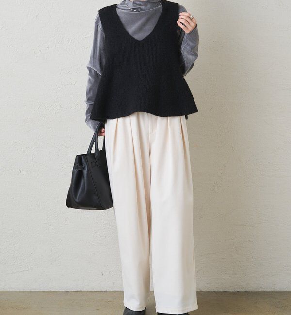 「片畦ニットビスチェ」|ニット・セーター|