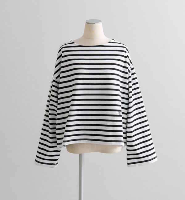  「ボーダーショートカットソー」|Tシャツ・カットソー|