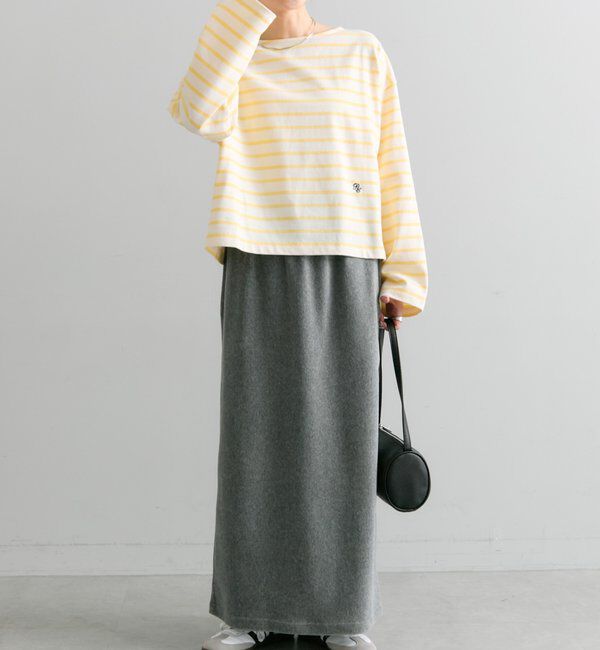  「ボーダーショートカットソー」|Tシャツ・カットソー|