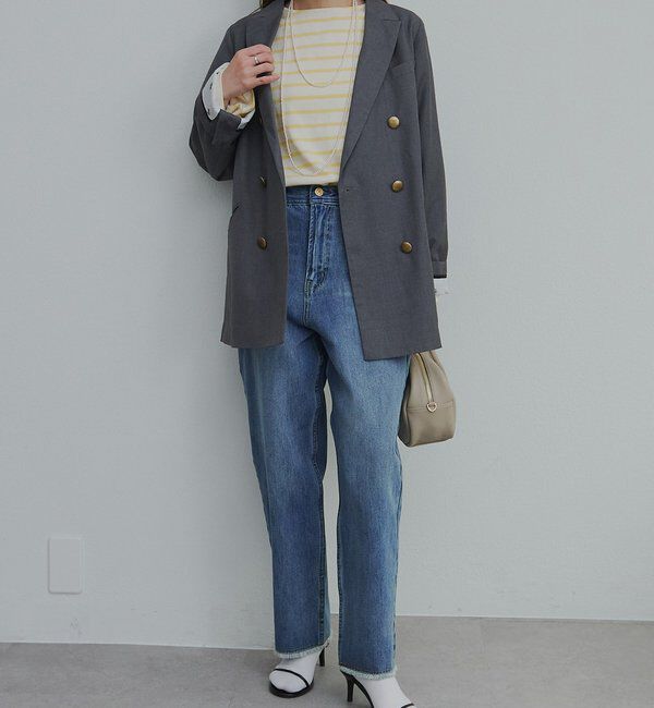  「ボーダーショートカットソー」|Tシャツ・カットソー|