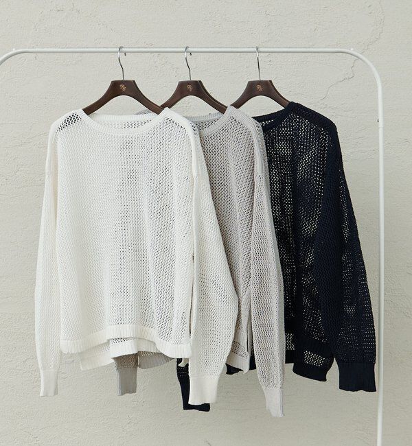  「【＠sein___000企画】メッシュ編みニットプルオーバー」|プルオーバー|
