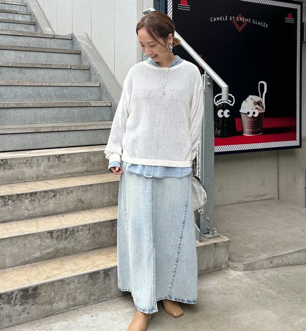  「【＠sein___000企画】メッシュ編みニットプルオーバー」|プルオーバー|